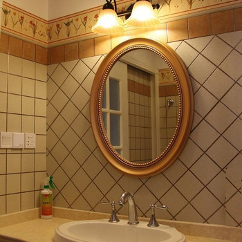 4mm 5mm 6mm ovale salle de bain miroir fournisseur