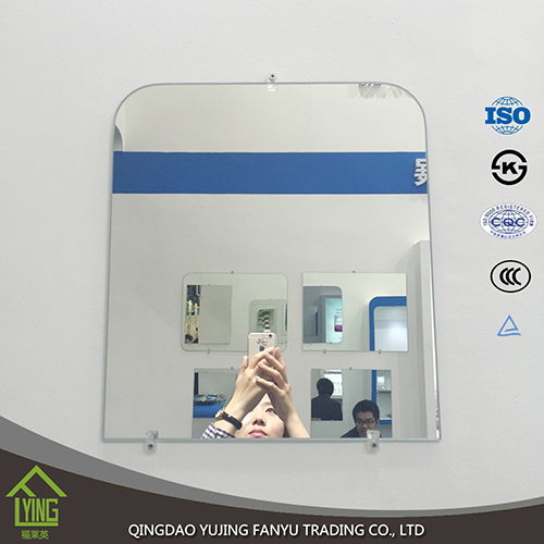 Espejo de pared biselado de 4 mm 5 mm para espejo de baño