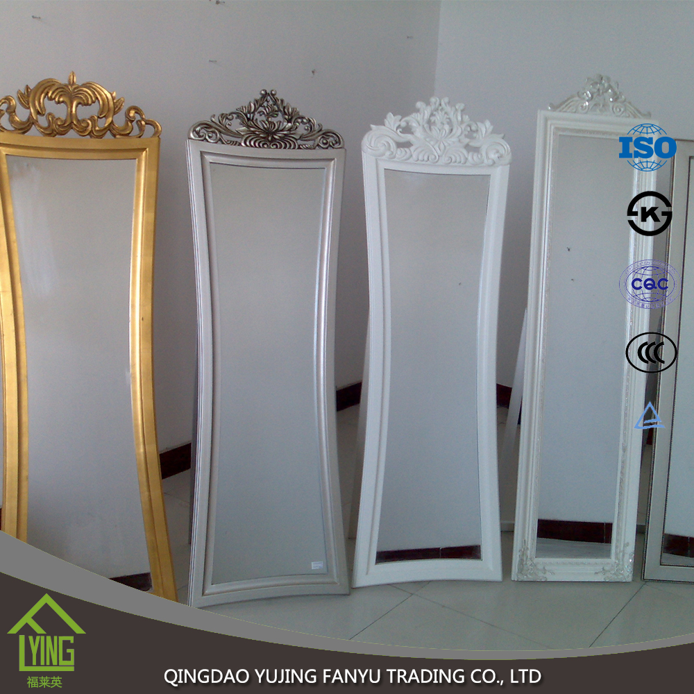 4mm vanity full length free standing mirror glass