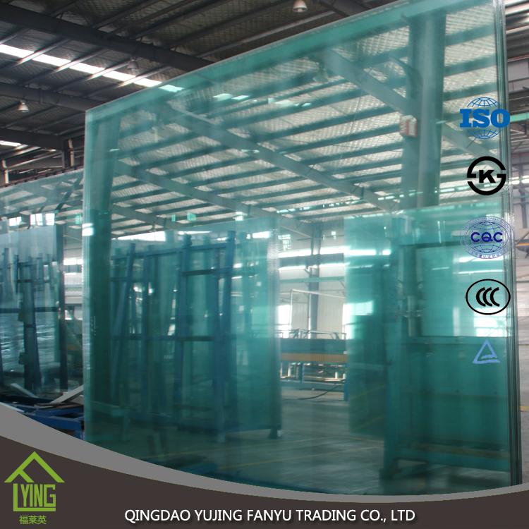 China factory custom size 2mm to 19mm clear float glass with CE and ISO