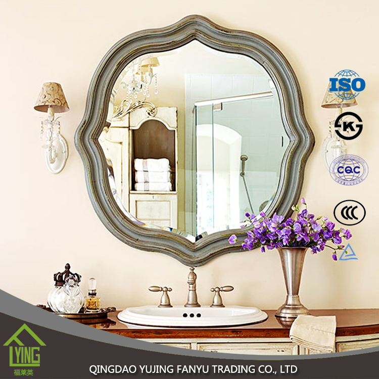 China fuente de la fábrica de la pared sala de estar espejo todo tipo de espejo de pared decorativa