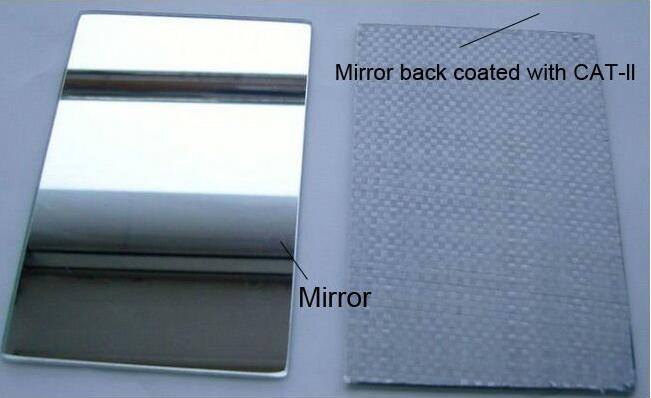 Hot verkopen aluminium spiegel met vinyl terug