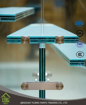 Прозрачное стекло многослойное лестницы на квадратный метр