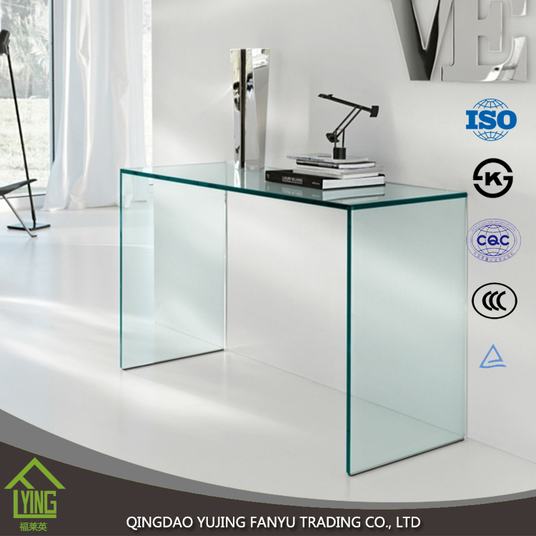 Modificado para requisitos particulares claro templado cristal borde pulido de vidrio para furniure