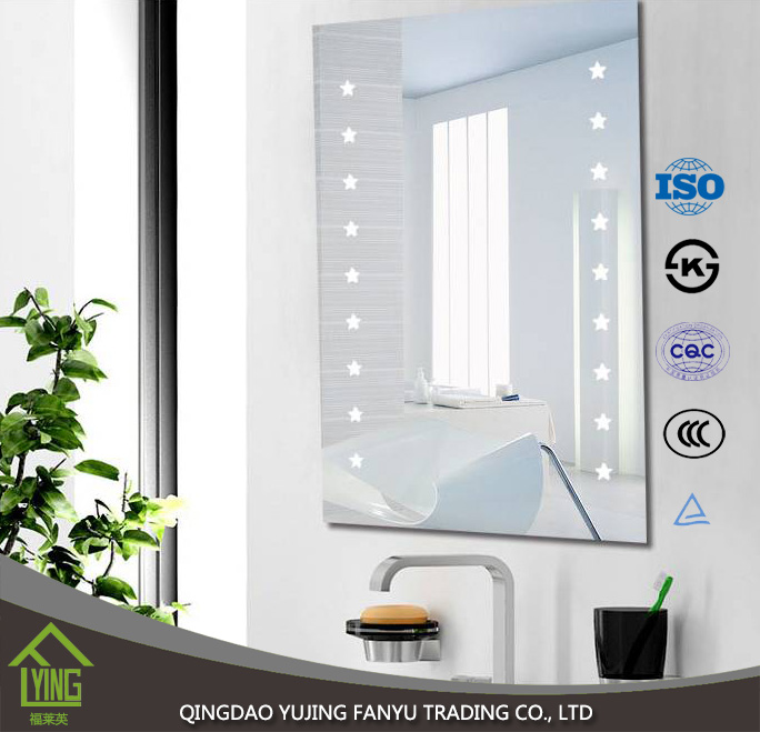 Yujing factory production of high-quality bathroom silver mirror