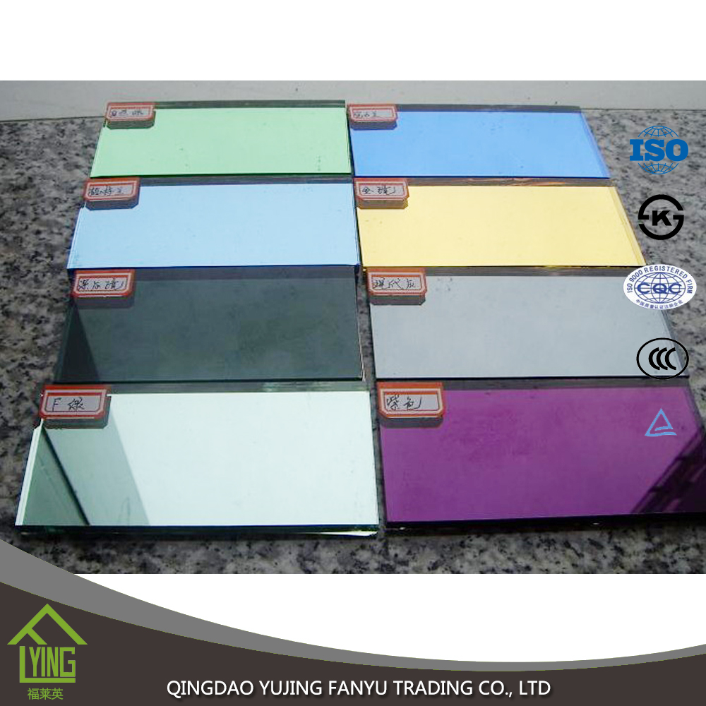 gekleurde spiegel vensterglas prijs yujing gekleurde spiegel in china