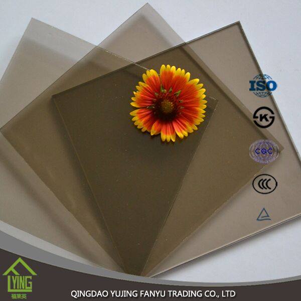 Heat Reflective Tinted Float Building Glass with CE&ISO certificate