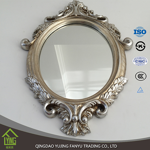 Polished edges aluminum mirror processed mirror standing mirror