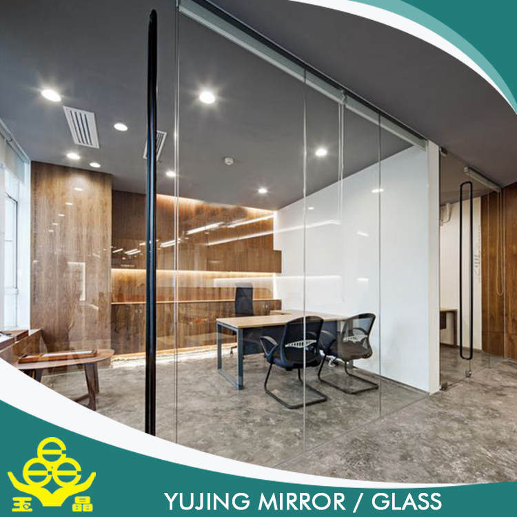 Solid structure and function clear tempered building glass with best price made in China