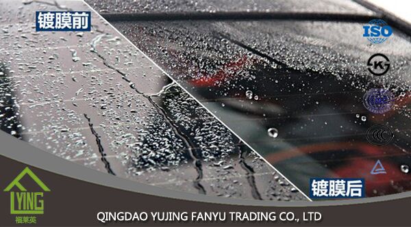 Fanyu venta al por mayor de bronce de 5 mm de vidrio reflectante edificio