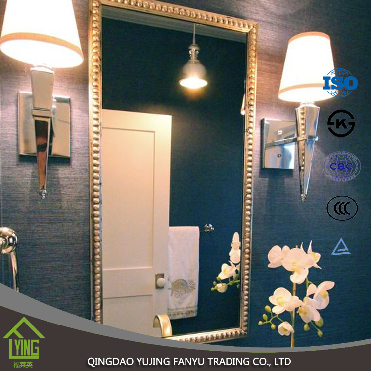 Фабрика 2mm-6mm ясное зеркало ванной комнаты / зеркало квадратного стекла