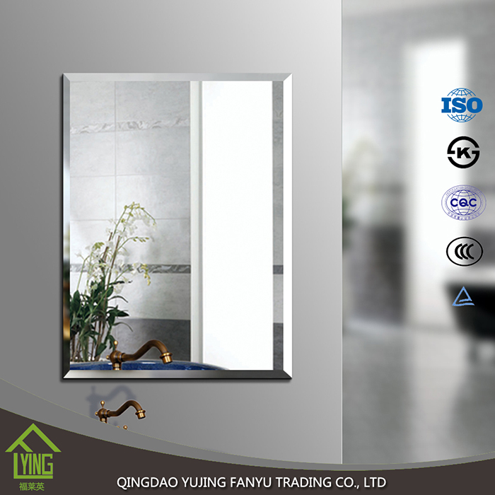 espelho de folha de alumínio de 3 mm de boa nota para a casa de banho e decoração de interiores