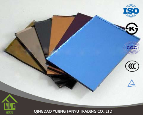 manufacturer lowest price Colored Mirror glass of high quality 2/3/4/5mm thickness