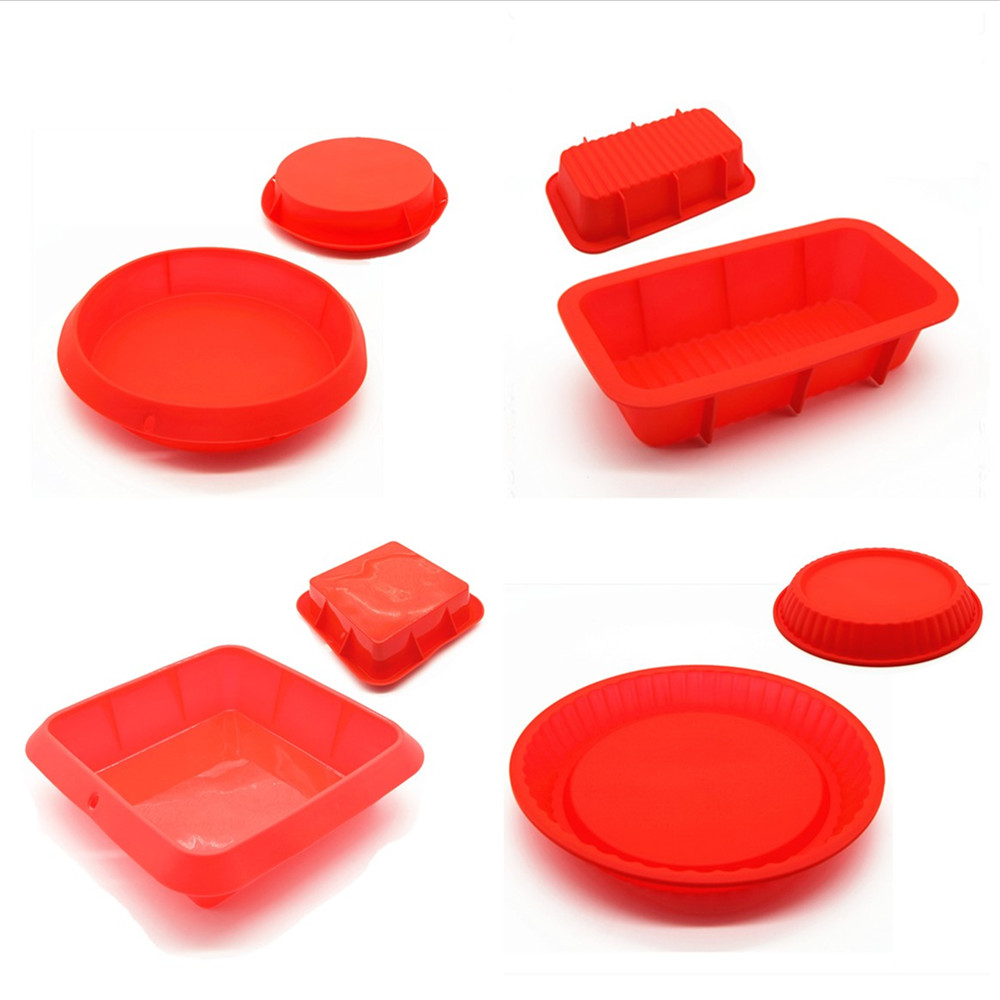 Amazon Hot Sell Silicone Non Stick Loaf Mould Zelfgemaakte Brood Mould, Silicone Brood Loaf Pan
