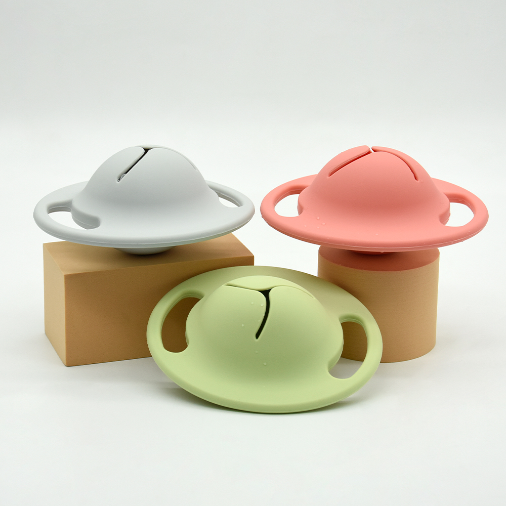 Bhd Großhandel Fabrikpreis Unbreakable Food Grade Snack Cup für Kinder Keine Verschüttung einzigartiges Design UFO -Form für Snacks