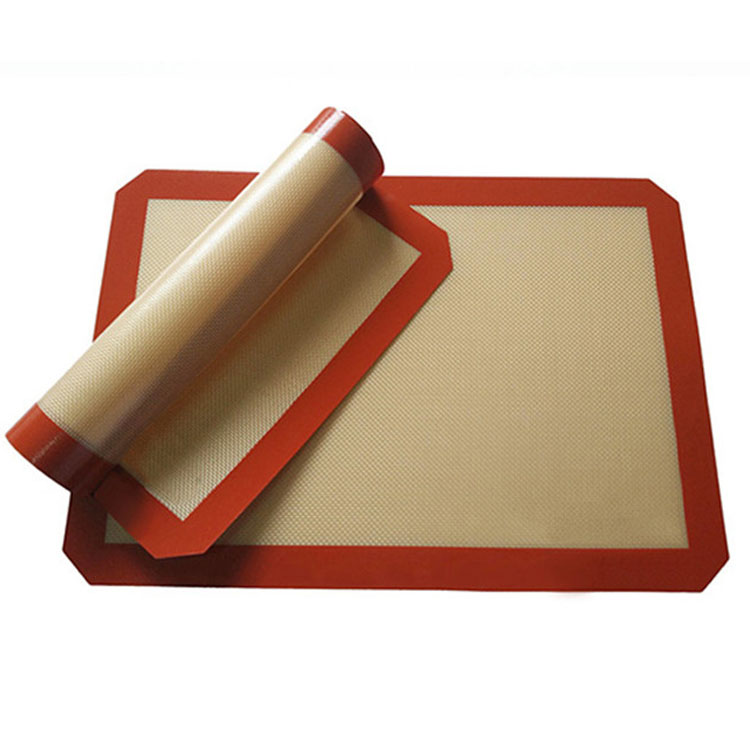Benhaida Silicone Baking Mat - Set van 2 Halfblad Non Stick Silicon Liner voor Bakpannen