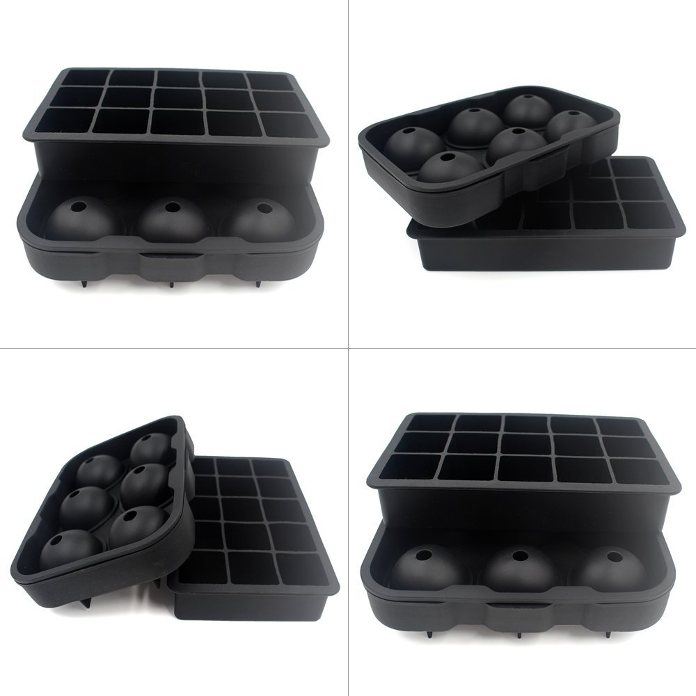 China Wholesale Silicone Ice Cube Tray Mold Fornecedor, Flexível Silicone Ice Ball Mold Maker Fabricante