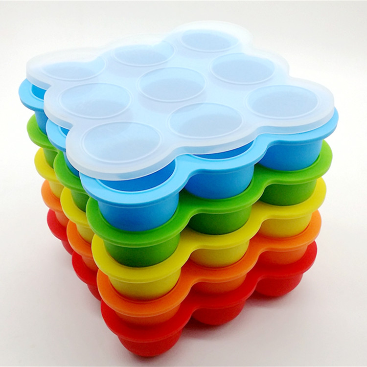 Facroty Price Best Homemade Baby Food Storage Container Freezer Trays,Reusable Food tray for baby manufacturer