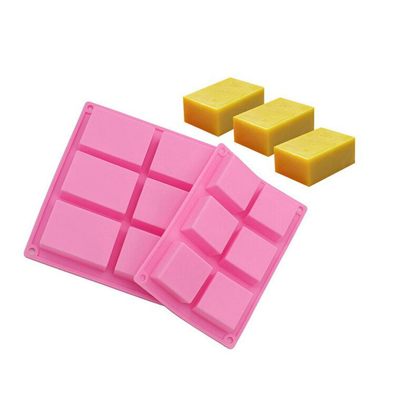 Factory Direct 6 Cavity Premium Silicone Soap Mould, Cake Pan Wholesale