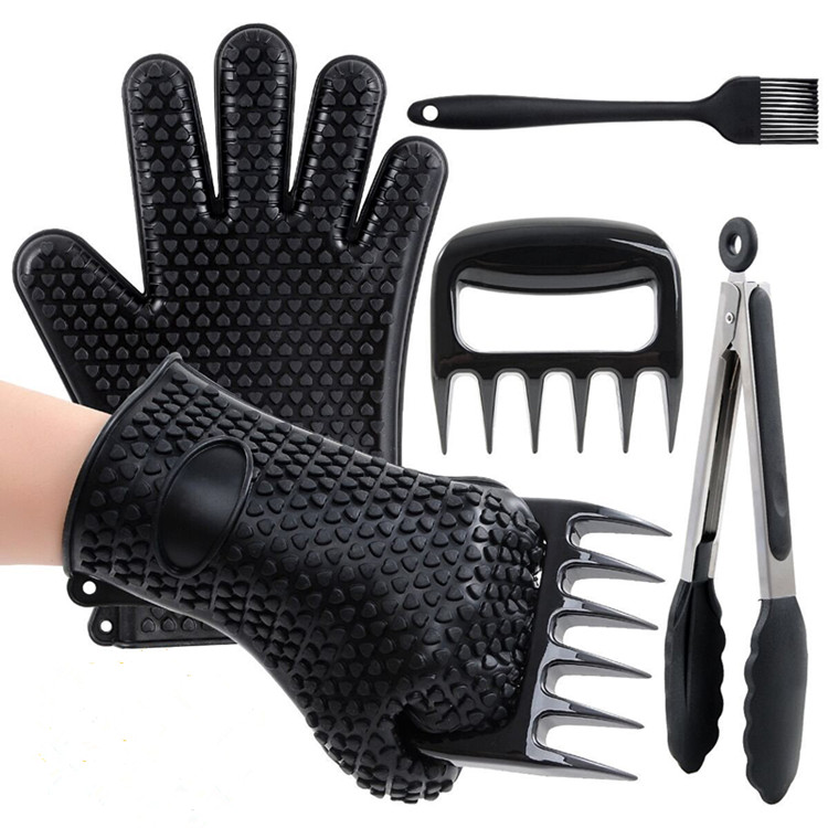 Heat Resistant Grilling BBQ,Oven,Grill,Baking,Cooking / Oven Gloves & Barbecue Claws,mats,tongs and brush