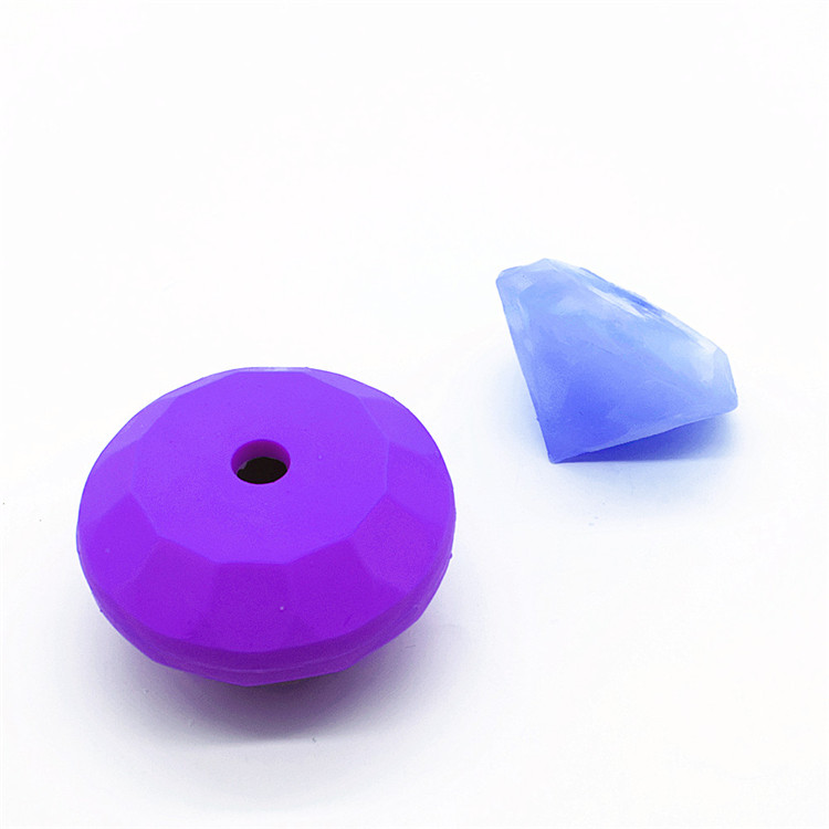 Plateaux de glaçons avec couvercles, Silicone en forme de diamant BPA-Free Empilable Easy Release Ice Moulds Conteneurs de stockage multifonctionnels