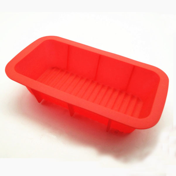Manufacturer Large Rectangle Silicone Bread Loaf Pan with Spatula