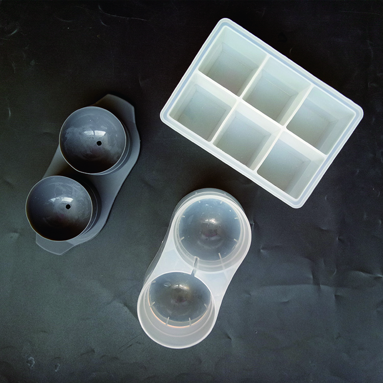 New Arrival!!! Set of 2 Sphere ice ball mold,BPA Free Plastic Round Ice ball for Whiskey, Cocktails