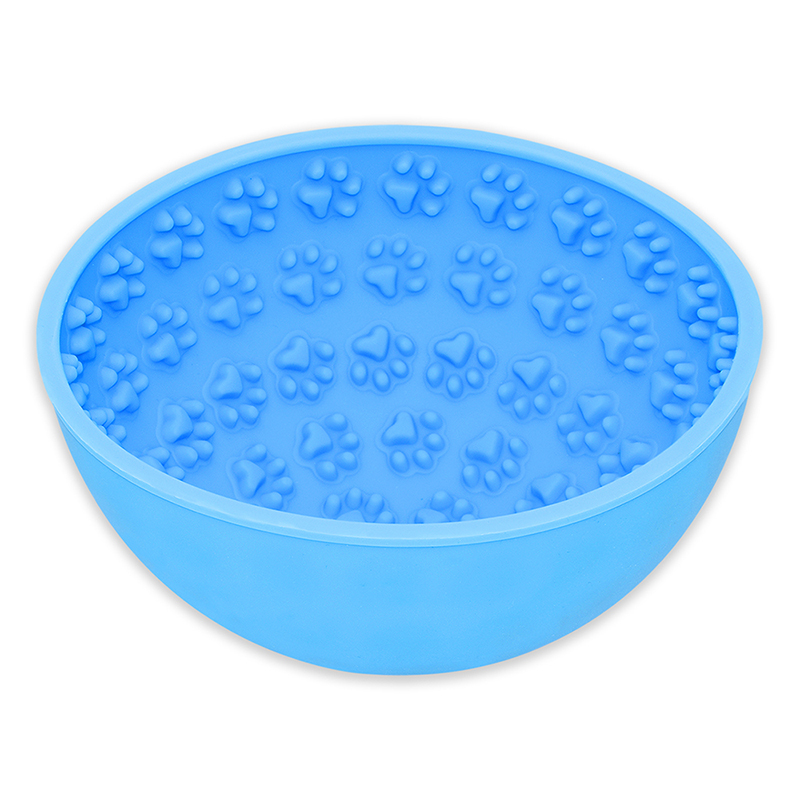 새로운 디자인 텀블러 실리콘 애완 동물 개 피더 그릇 접시 슬로우 피더 릭 패드 내구성 무독성