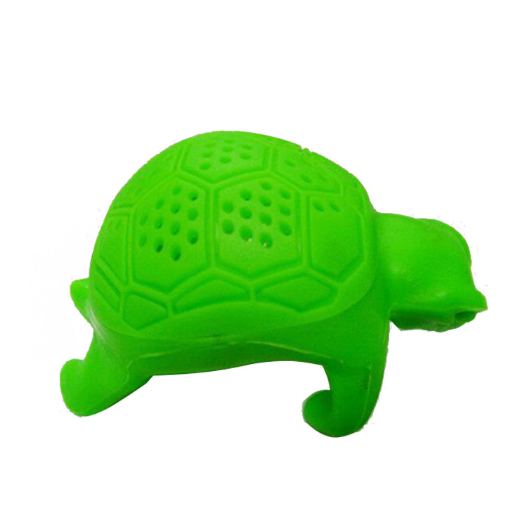 Turtle Shape Silicone thee-ei, roestvrijstalen losse thee thee-ei