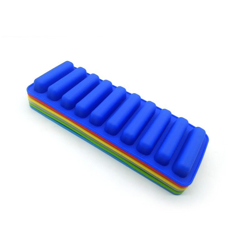 Wasserflasche Ice Stick Flexible Silikon Eiswürfelbehälter, Antihaft-Silikon-Backform