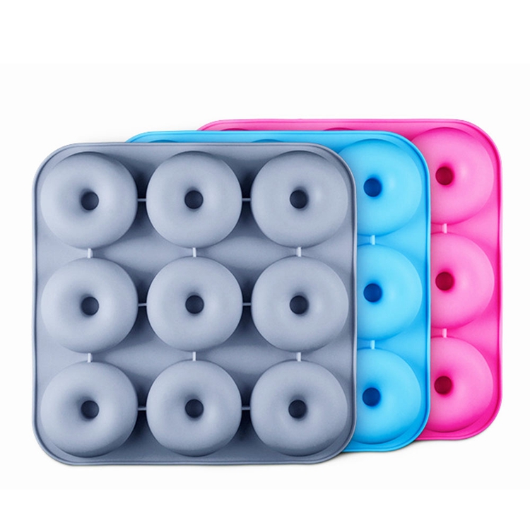Großhandel Super Non-Stick FDA Silikon Donut Pan Geschirrspüler-Safe Silikon Donut Bagels Kuchenform