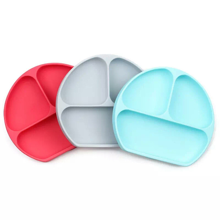 baby silicone placemat and plate tray for infants toddlers and kids ,Silicone grip dish manufacturer