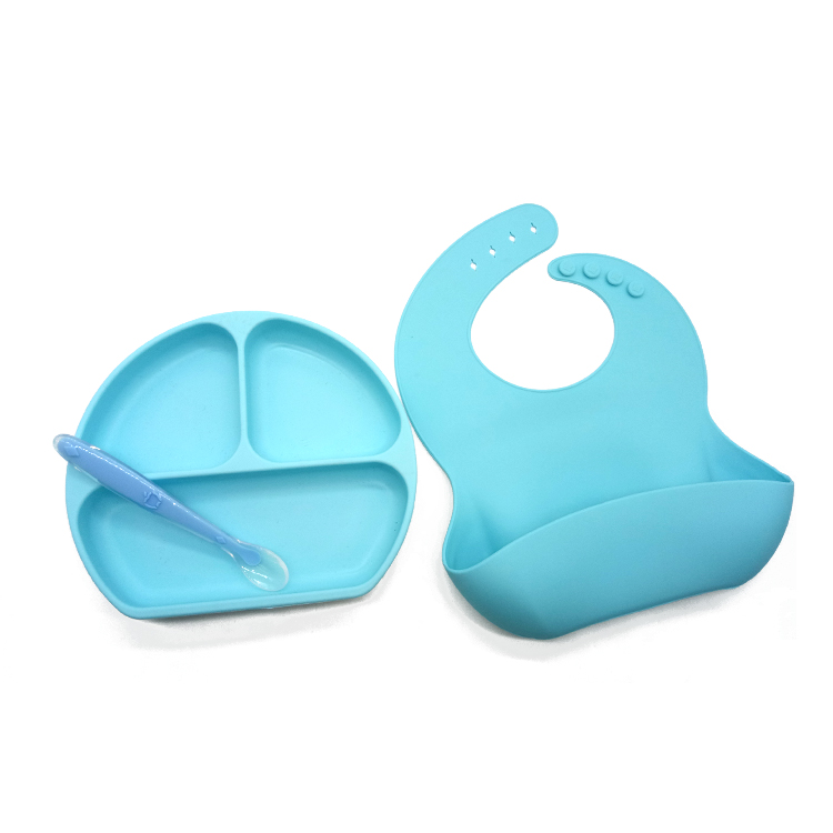 Silikon-Saugplatten für Kleinkinder BPA-frei Ein-Stück-Silikon-Baby-Tischset