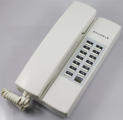 2 fils Intercom interne Building System Téléphone de porte Audio unité intérieure PY-12AC