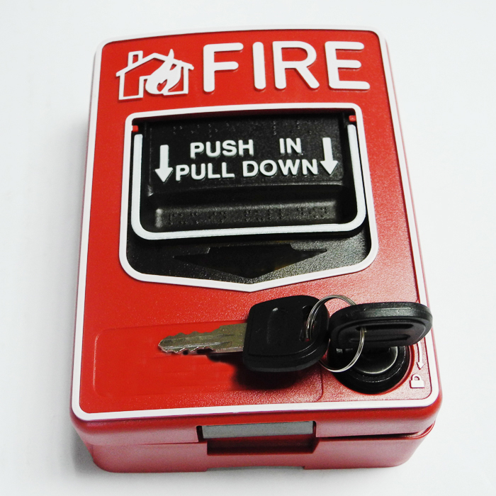 Convencional vidro quebra de alarme manual para alarme de incêndio PY-SB116