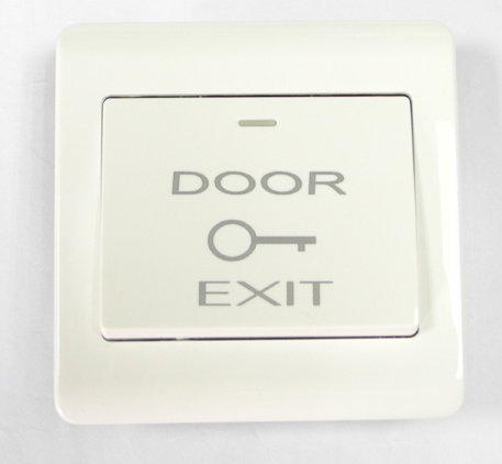 Exit knop met ABS plastic gemaakt drukknop schakelaar voor intercom systeem PY-DB2-2