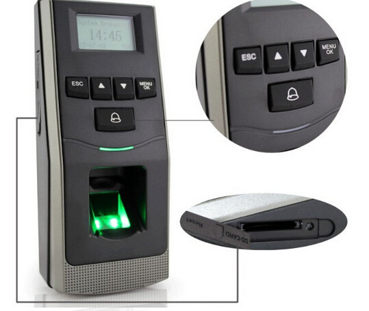 Fingerprint & RFID comparecimento do tempo F6