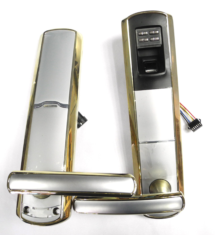 High security biometric fingerprint and password door lock for home/office PY-E7F4