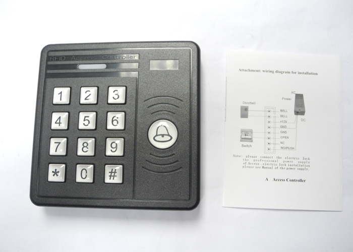 IP43 waterdichte RFID enkele deur toegangscontrole met toetsenbord PY-668B