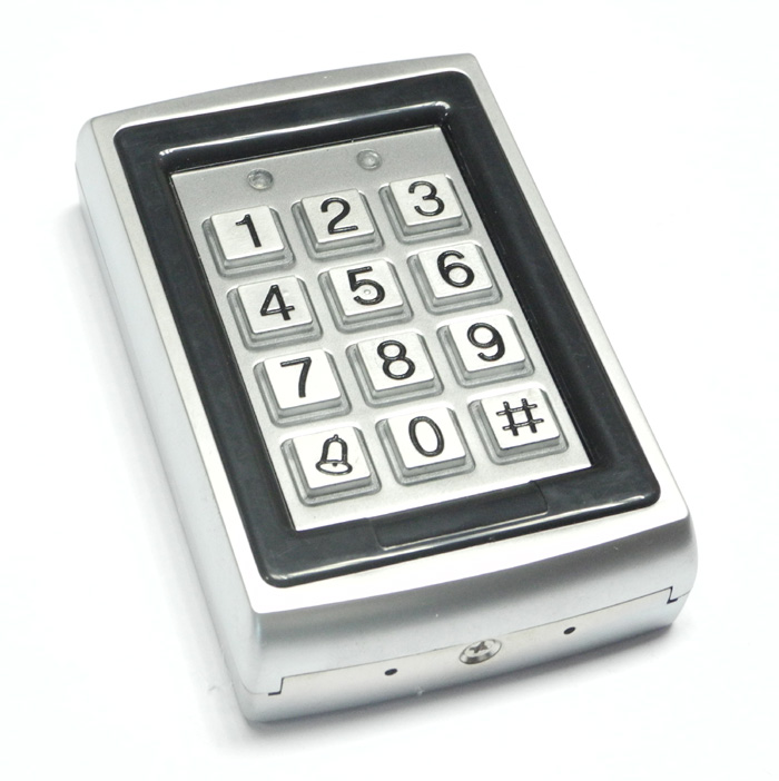غلاف معدني التحكم في الوصول بطاقة RF وحة المفاتيح PY-AC7612