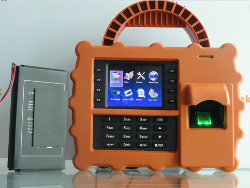 protable biometric time attendance  with back up battery PY-S922