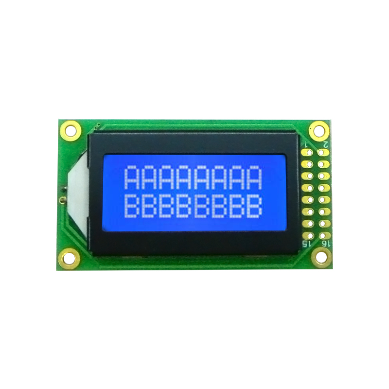 0802字符LCD屏幕STN 8x2 LCD显示模块（WC0802T3SGW1B）