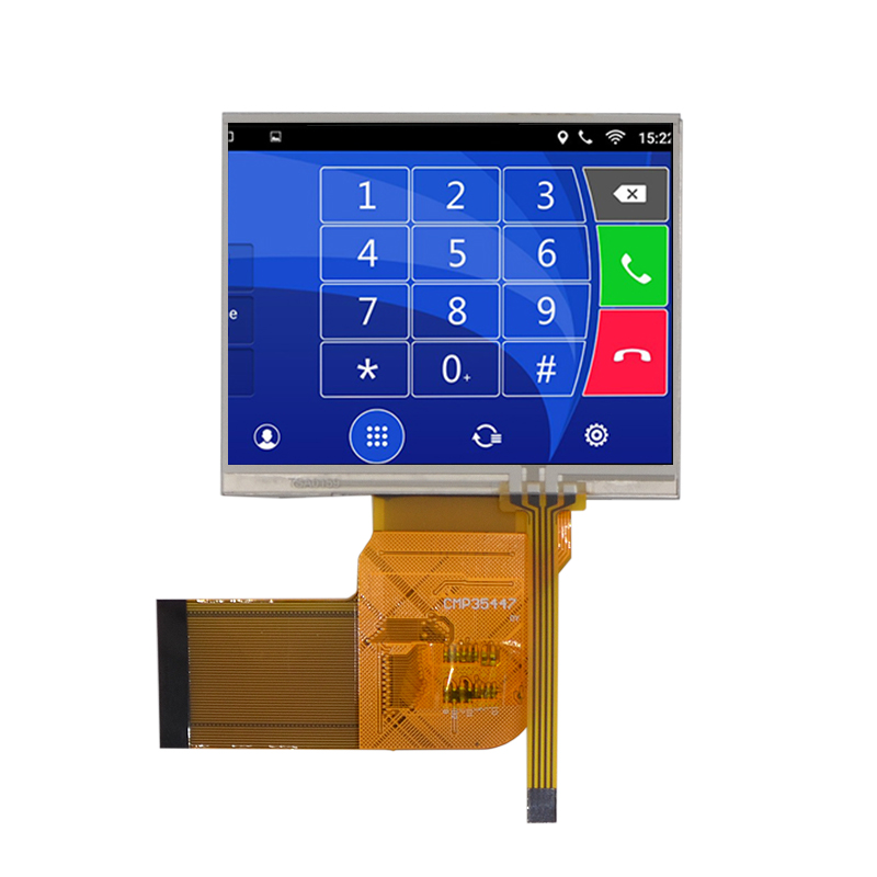 320 * 240 Auflösung TFT LCD FPC Panel-Bildschirm LCD-Anzeige FPC 3,5-Zoll-Touchscreen-Panel mit RGB MCU SPI-Schnittstelle (KWh035St54-F02)