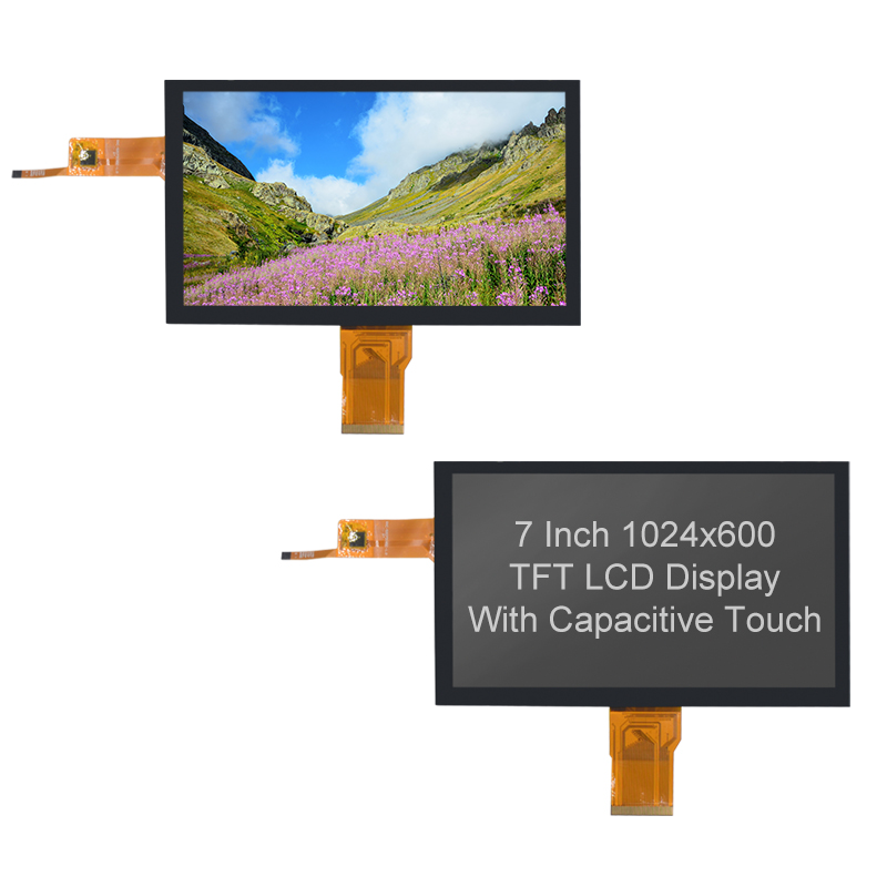 7英寸LCD模块1024 * 600 IPS 7英寸RGB 24位30Pins接口LCD显示触摸屏LCD（KWH070KQ40-C15）