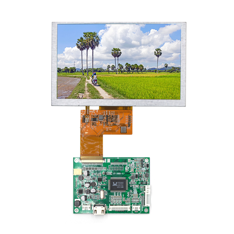 800x480 TFT液晶显示器面板5.0英寸WVGA彩色TFT液晶屏幕5英寸工业LCD显示器（KWH050ST13-F01）