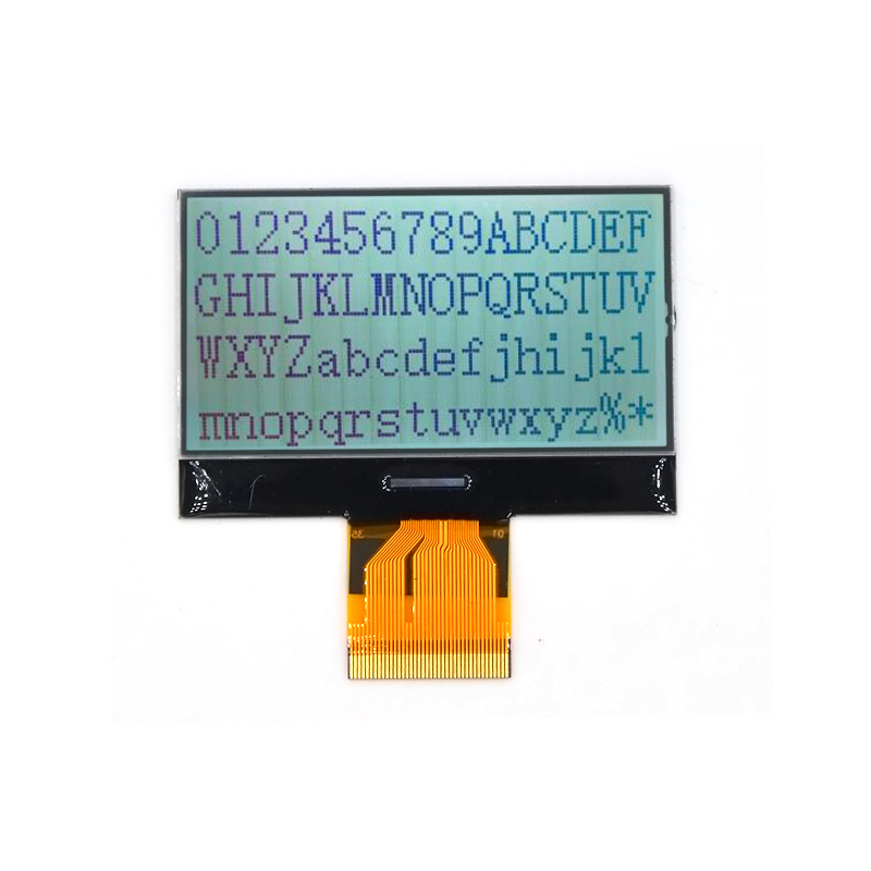 定制单色LCD显示模块128x64点图形COG LCD FSTN正段液晶玻璃屏（WG1206J0FSN7G）