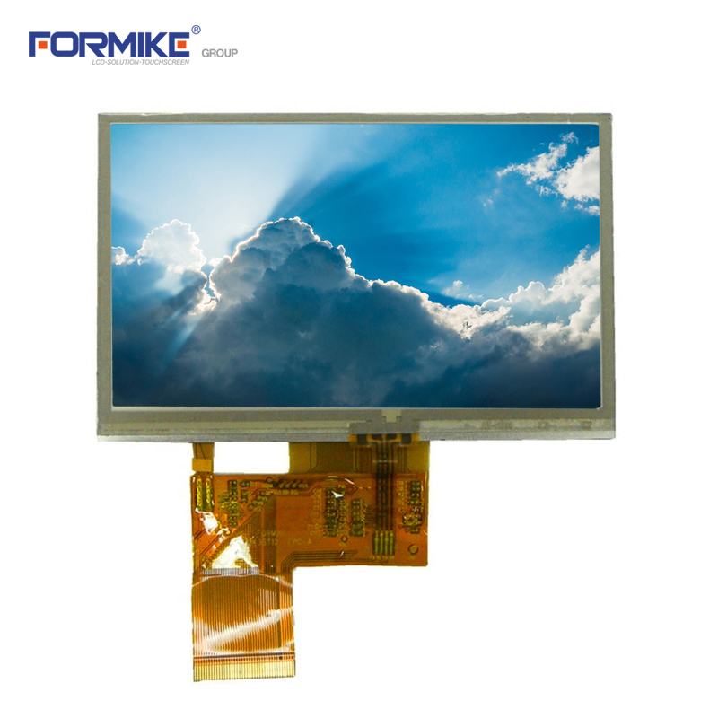 热产品4.3“ TFT LCD 480x272带电阻触摸面板的触摸模块（kWH043ST43-F02）