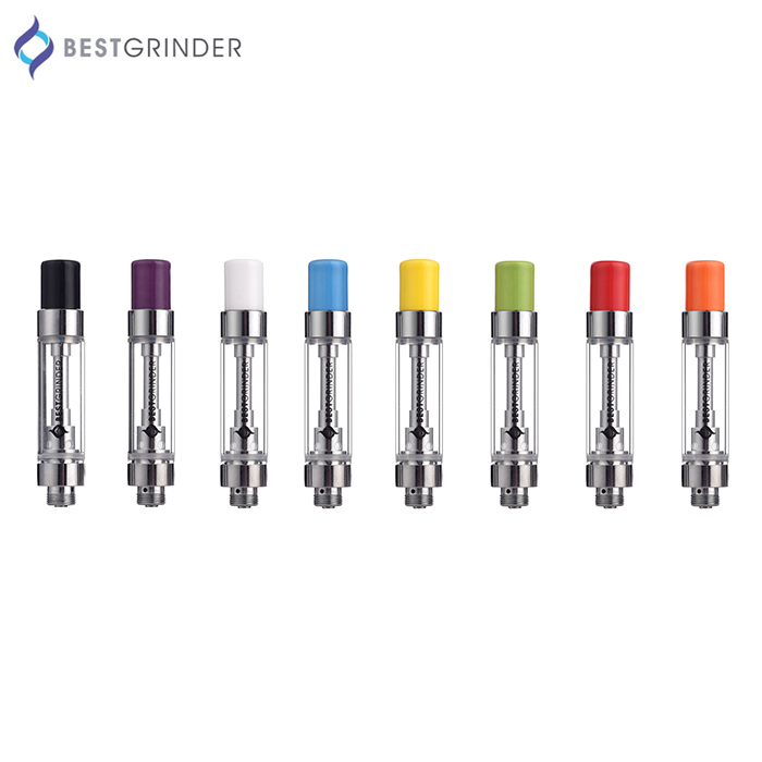 Best Grinder Best Selling CBD Thick OIl Vape Cartridge with Colored Top CTIP