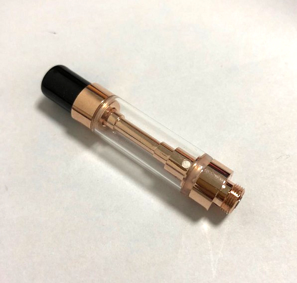 Rose Gold CBD THC Oil Vape Cartridge with newest ceramic technology