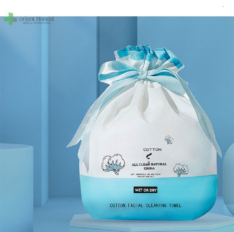20 * 20 см одноразовые хлопчатобумажные полотенца для лица Hubei поставщик с ISO13485